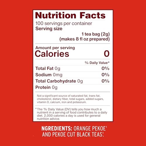 Luzianne Unsweetened Iced Tea Bags - 100 Count (Pack of 1)
