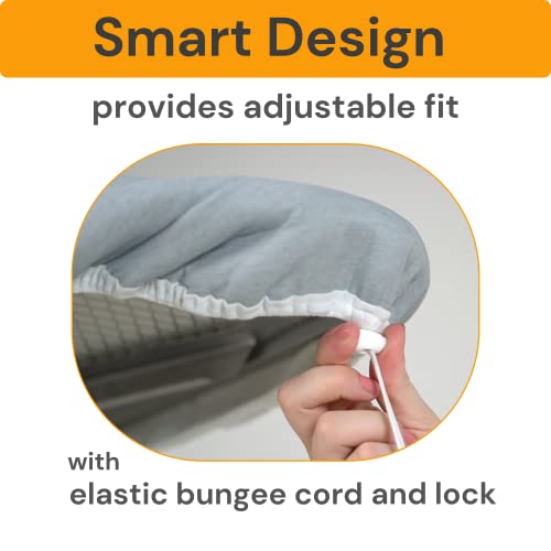 SAVUK 12x30 Inch Replacement Ironing Board Cover & Pad - Extra Thick, Heat Resistant
