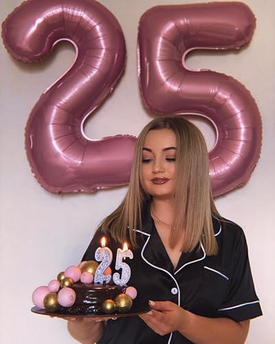 Pastel Pink Number 2 Balloon - 40 Inch Jumbo Birthday Decoration