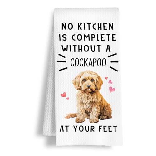 Funny Cockapoo Kitchen Towels - Decorative & Quick-Dry, 16x24