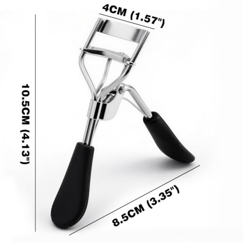VASHOP Professional Eyelash Curler for Long-Lasting Curl and Voluminous Lashes with Replacement Pad