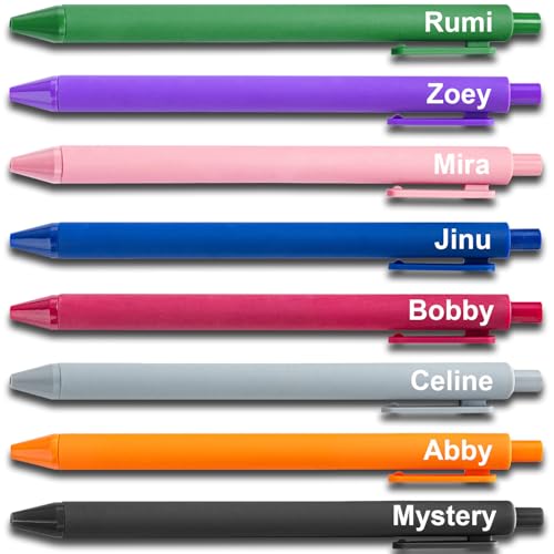 Kpop Rumi Zoey Mira 8-Piece Gel Pen Set for Fans