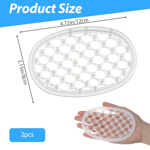 2-Pack Silicone Soap Dish with Drainage for Shower & Kitchen