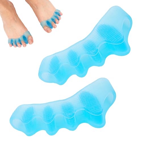 Gosknor Silicone Toe Separators for Pedicure and Toe Correction (2 Pack)