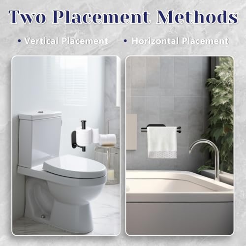 Toilet Paper Holder, Self Adhesive Holder Wall Mount