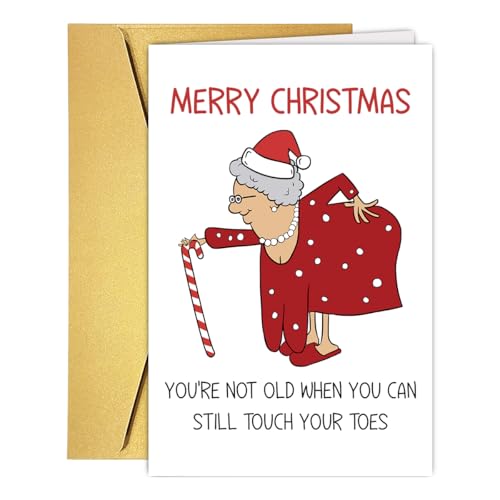 Funny Christmas Card for Women - Humorous Holiday Greeting
