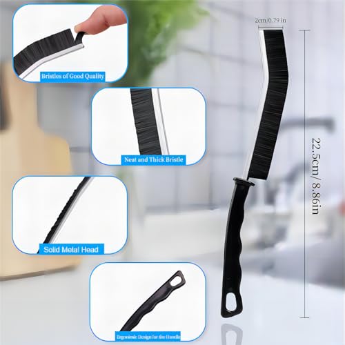 Crevice Cleaning Brush Set, Style 2 - Durable Grout Scrub Tools