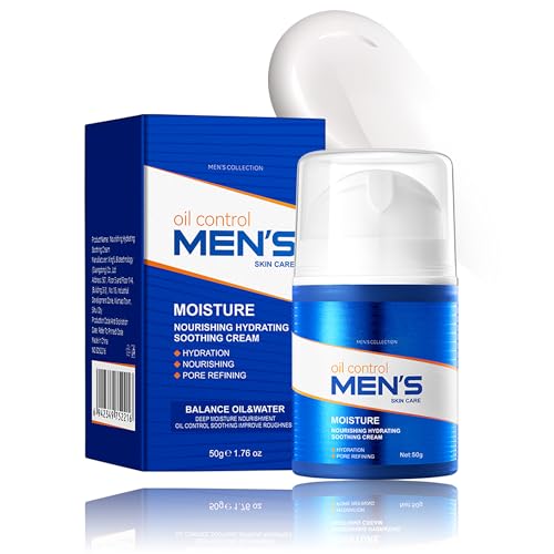 Easilydays Men's Oil-Control Face Moisturizer - Deep Hydrating & Non-Greasy
