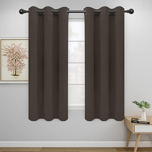 Easy-Going Thermal Blackout Curtains - 2 Panels 46x63 in, Taupe
