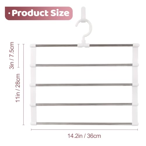 5-Tier Stainless Steel Hair Accessories Organizer - Claw Clip Holder