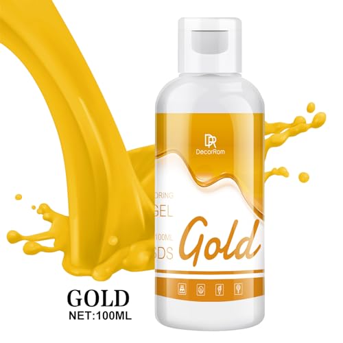 Gold Gel Food Coloring - Vibrant Edible Dye for Baking & Crafts
