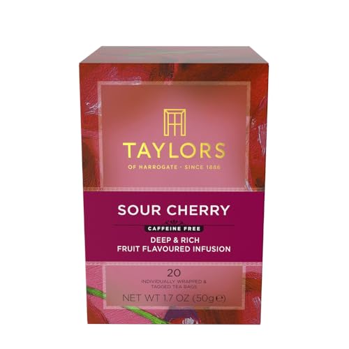 Taylors of Harrogate Sour Cherry Herbal Tea - 20 Tea Bags