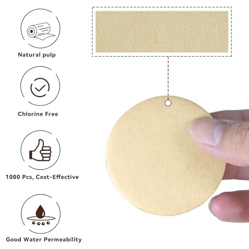 58mm Round Espresso Filter Paper - 1000 Pcs for Portafilter