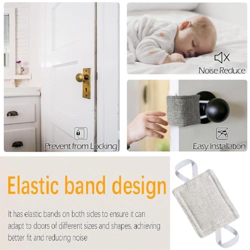 YLUNWUDE Door Silencer Cushion for Noise Reduction, Door Jammer & Slam Preventer, Fits Various Door Sizes, Nursery & Home Use