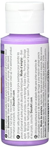 DecoArt Crafter's Acrylic Paint 2-Ounce - Lavender, Non-Toxic
