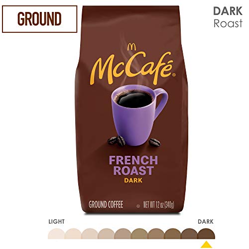 McCafe French Roast Ground Coffee 12 oz Bag - Dark Roast Arabica Beans, Kosher