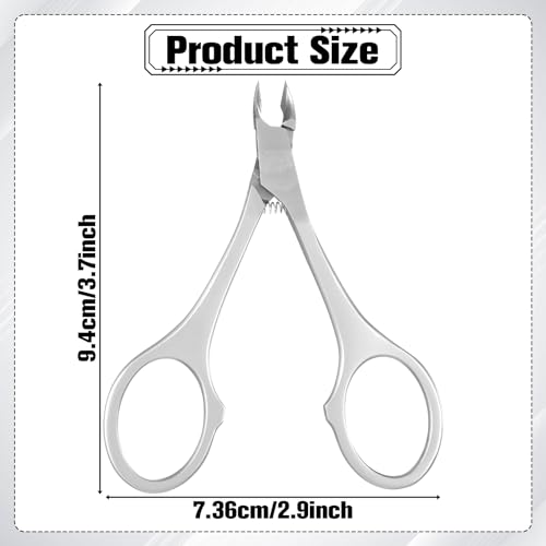 Fine Edge Cuticle Trimmer Nippers, with Round Grip Professional
