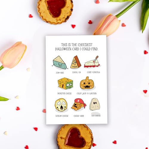 Funny Cheese Pun Halloween Card for Cheese Lovers