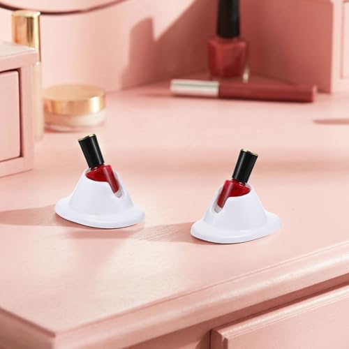 Silicone Nail Polish Bottle Holder 2PCS Anti-Spill Stand