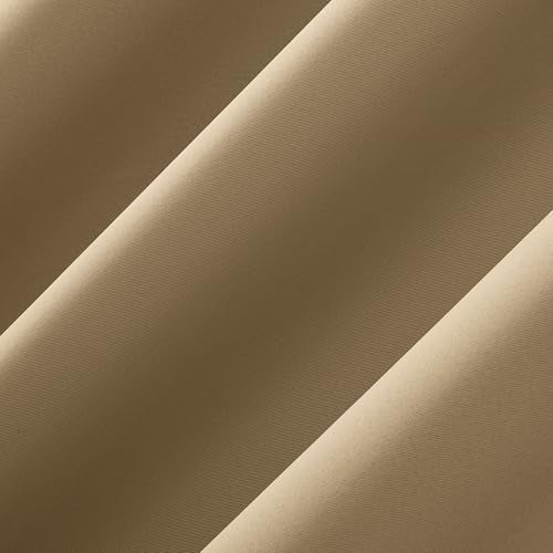 Sun Zero Easton Blackout Grommet Curtain Panel, 40" x 108", Taupe