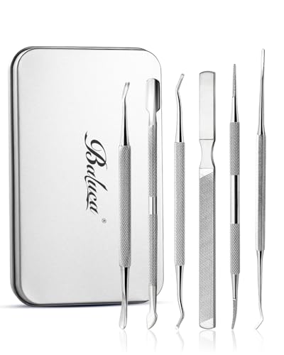 BALUCA 7-Piece Ingrown Toenail Removal Kit - Stainless Steel Pedicure Tools