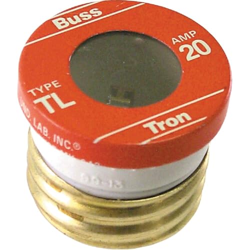 Bussmann 20 Amp Time Delay Plug Fuse - Edison Base, 3 Pack