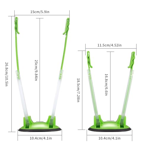 Baggy Rack Freezer Bag Holder Stand - Adjustable Meal Prep Tool, 2 Pcs