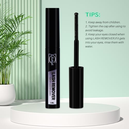 LASHSUN Cluster Lash Remover & Extension Kit with Bond, Seal, and Tweezers