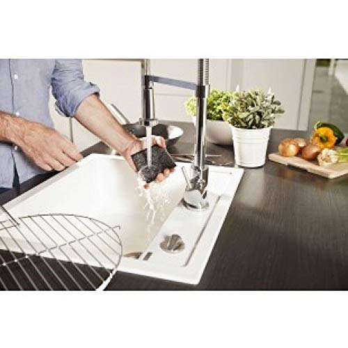 Vileda Glitzi Power INOX Steel Sponge - 2 Pack for Stubborn Dirt