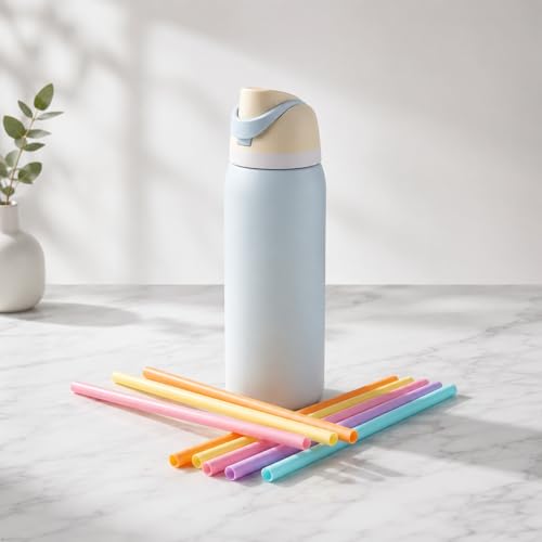 Joshey Replacement Straws for Owala FreeSip 40oz Bottles - 6 Pack