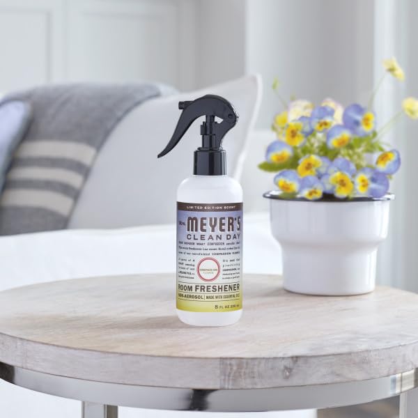 Mrs. Meyer's Clean Day Room Freshener, Compassion Flower, 8 Oz (Pack of 6)