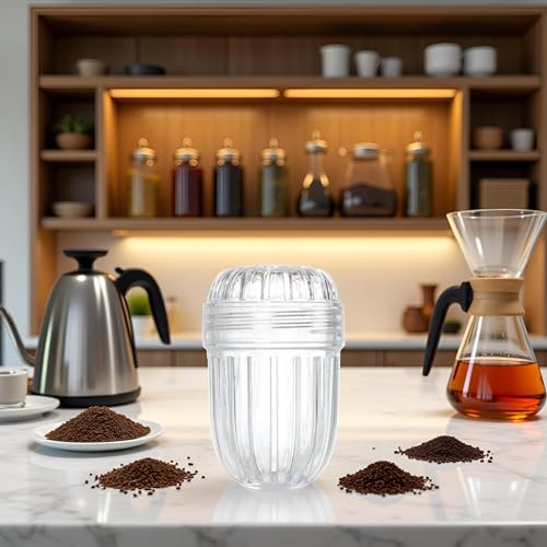 Clear Tea Infuser Ball - Durable Plastic Mesh Strainer for Loose Tea