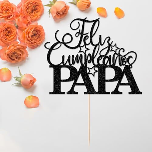 Feliz Cumpleanos Papa Cake Topper | Happy Father's Day Decor
