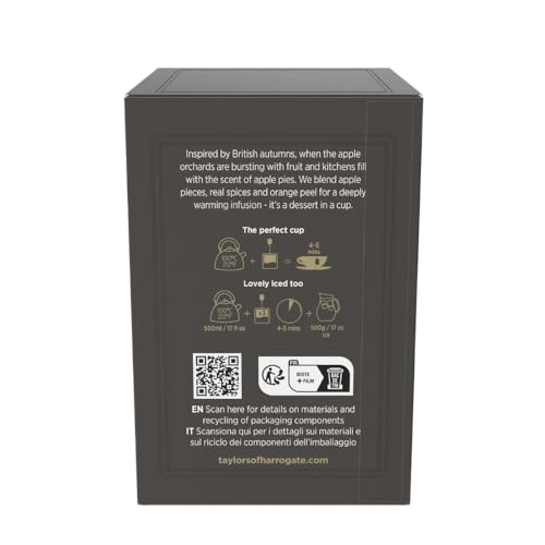 Taylors of Harrogate Apple & Cinnamon Herbal Tea - 120 Tea Bags