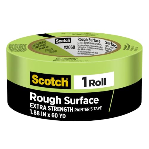 Scotch Rough Surface Painter's Tape, 2 Inch Wide, 1 Roll