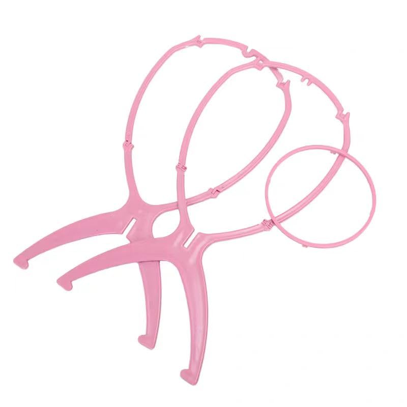 SheaSculpt Foldable Portable Wig Stand for Travel and Display