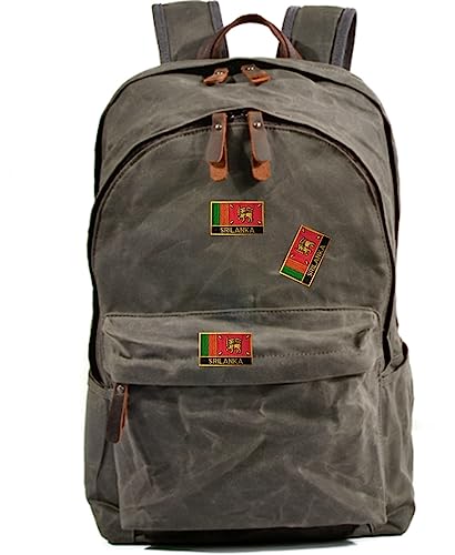 Sri Lanka Flag Patch Embroidered Iron On Tactical Military Badge