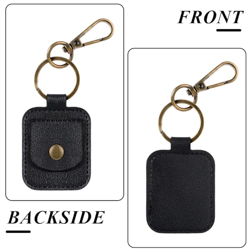 InnoHHustle Leather Ring Holder Keychain for Travel & Gym