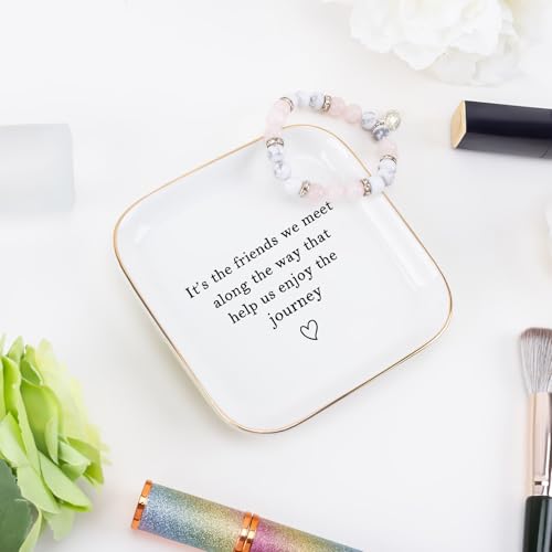 Best Friend Jewelry Tray - Friendship Gifts for Women (Friend Gifts - B)