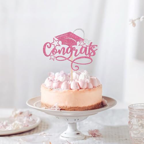 Congrats Grad 2026 Cake Topper | Graduation Party Decorations