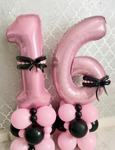 Pink Number 1 Foil Balloon 40 Inch Giant Light Pink Birthday Party Decoration