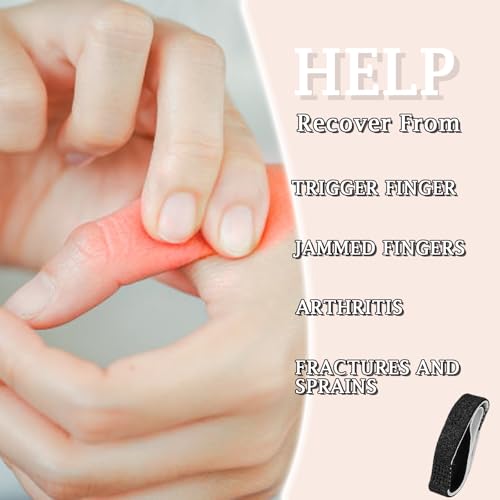 12 Pack Buddy Tape Finger Straps with Padded No-Slip Hook and Loop - Washable and Reusable Buddy Straps for Fingers Solution To Be Used as Finger Buddy Straps (Black)