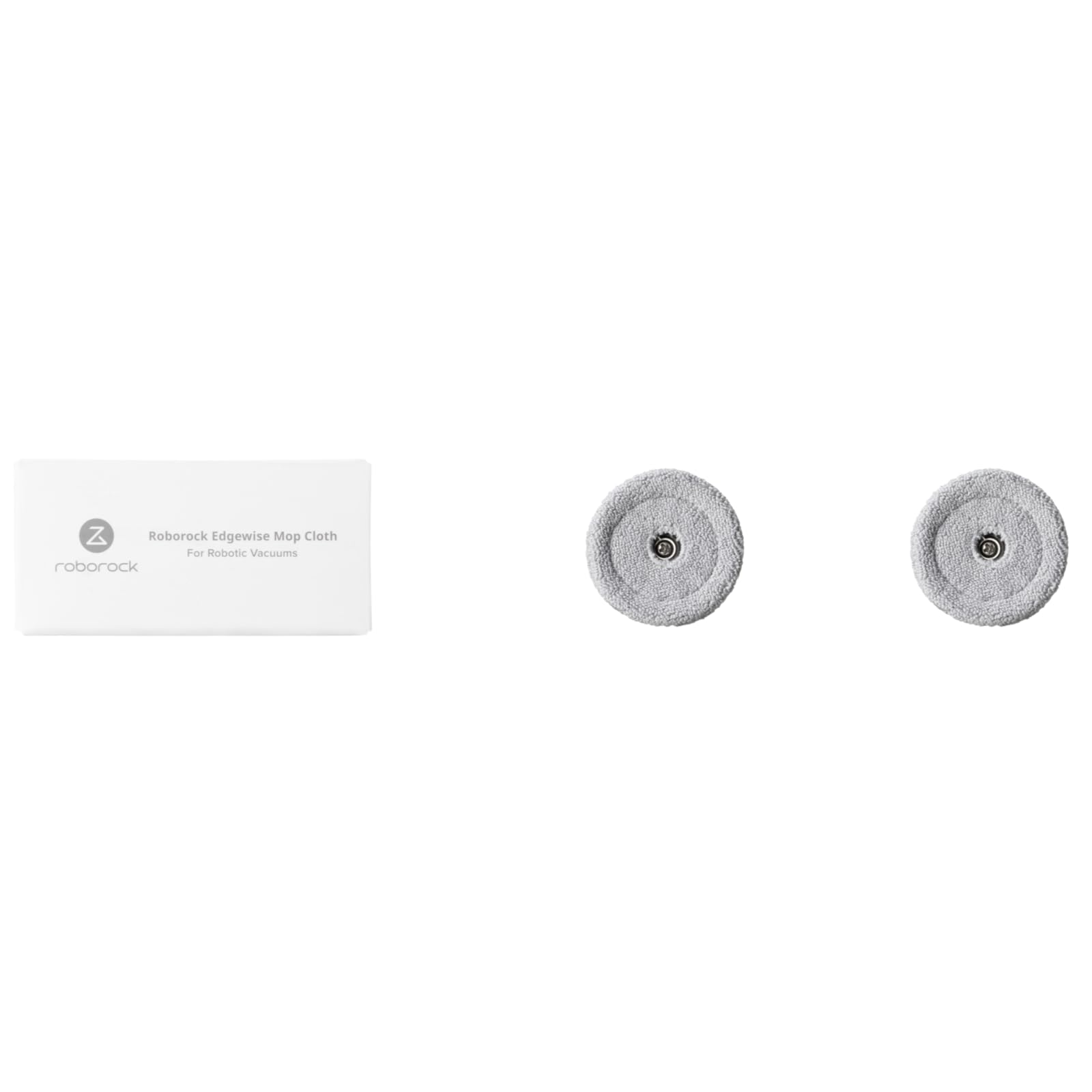 roborock 2 Pack Side Mop Cloths Saros 10 Robot Vacuum Cleaner, Mop Pad Replacement Accessories