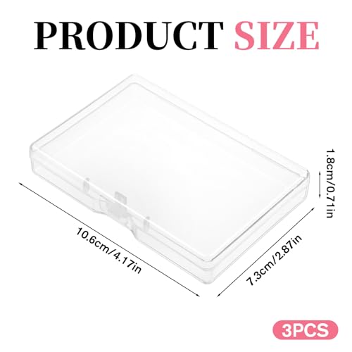 Portable Travel Cotton Swab & Dental Floss Case Organizer - Clear PP