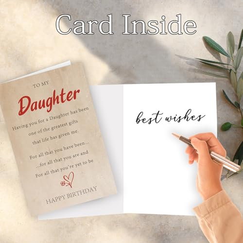 Daughter Birthday Card - Unique Gift for Adult Daughters