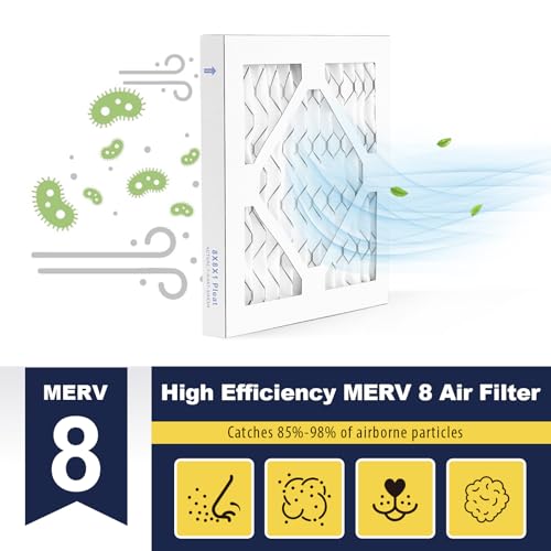 Hearthhub 8x8x1 MERV 8 Furnace Air Filter - 2 Pack (Actual 7.75x7.75x0.75)