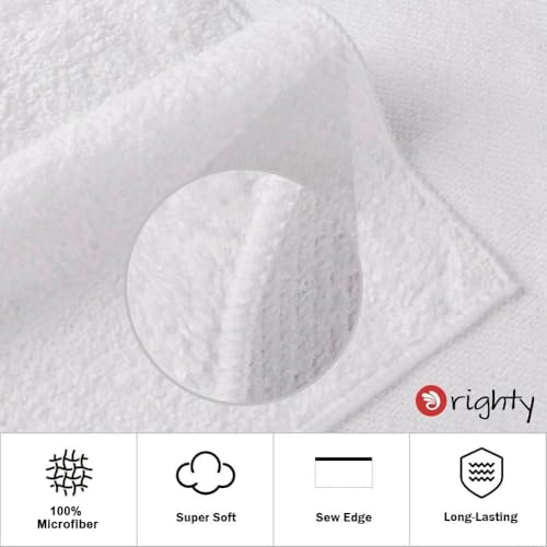 Orighty 6-Pack Microfiber Hand Towels - Quick Dry & Absorbent 16x28