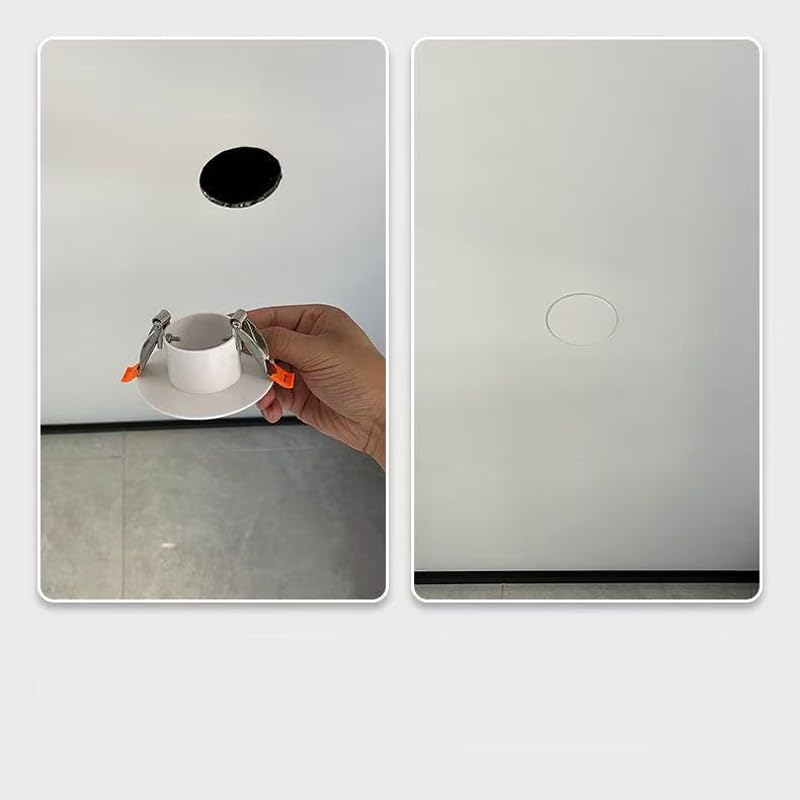 95mm Wall Hole Cover with Self-Locking Clips for Mini Split Systems