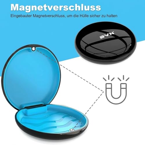BVN Slim Retainer Case – Portable Dental Storage with Magnetic Lock
