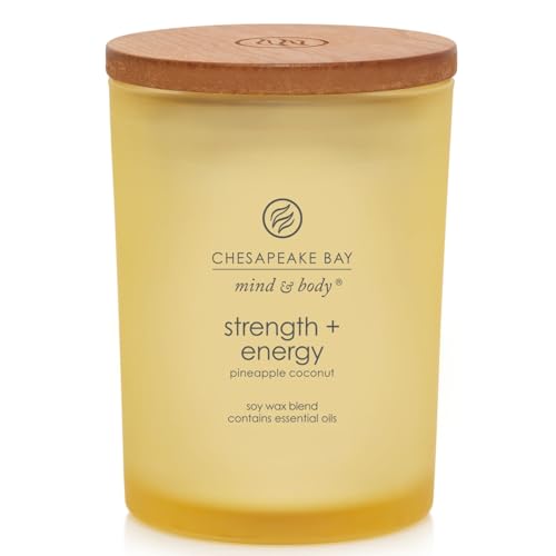 Chesapeake Bay Candle Strength + Energy 8.8oz - Pineapple Coconut